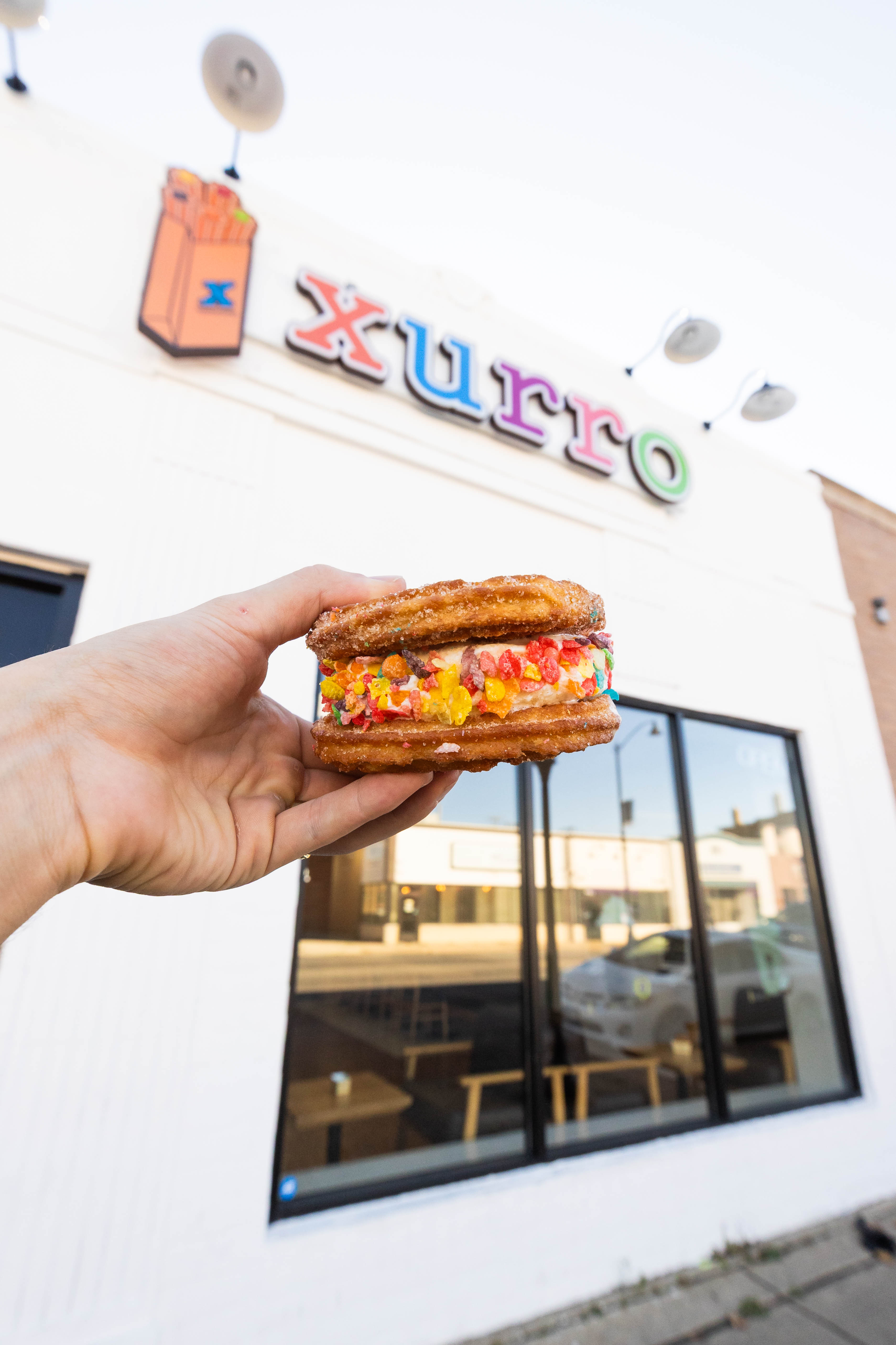 Churro Ice Cream Sandwich