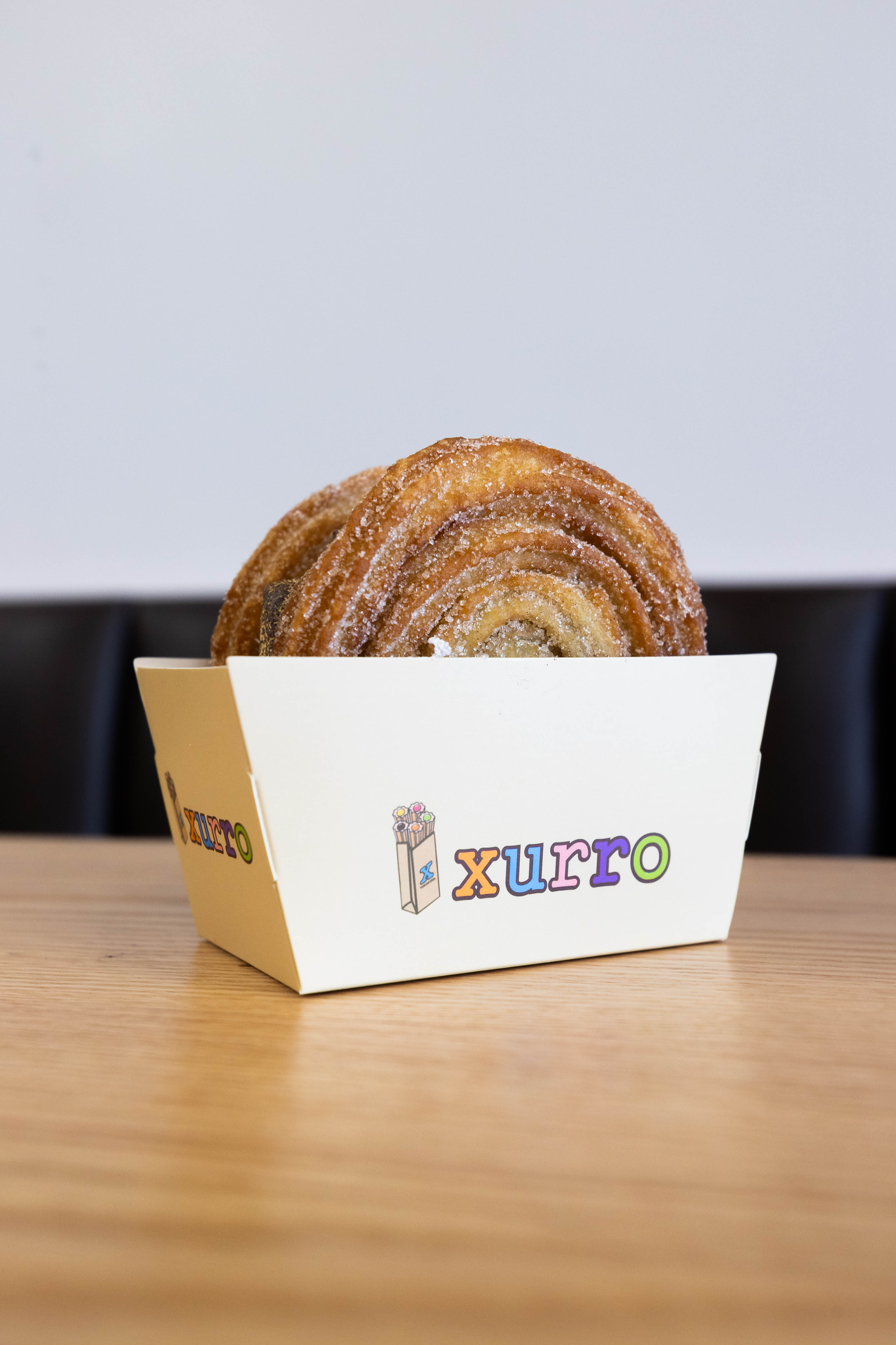 Churro S'more with chocolate and marshmallow